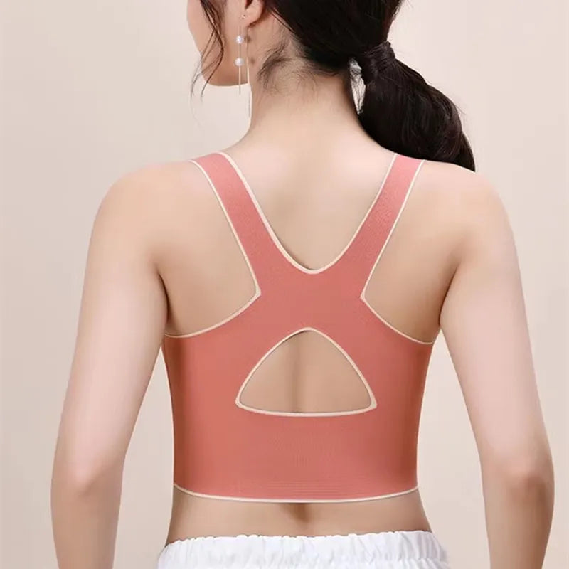 Femme - Body Sous-vetement de sport, antichoc, Anti-affaissement, beau dos, Fitness, Yoga, sexy, dos