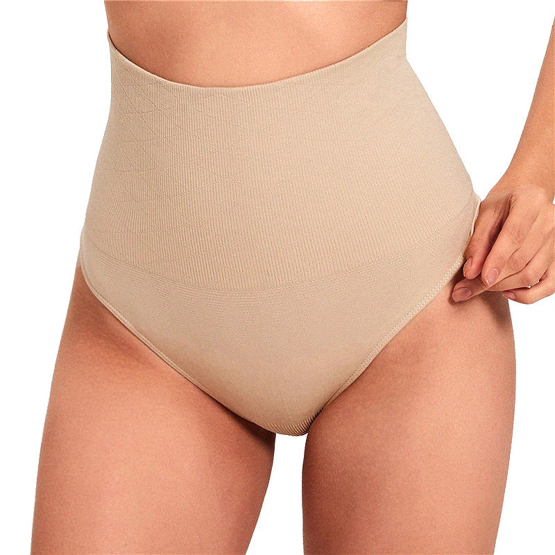 Femme - Culotte taille haute, string, sous-vêtement amincissant, lève-fesses, body shaper, sport, sexy