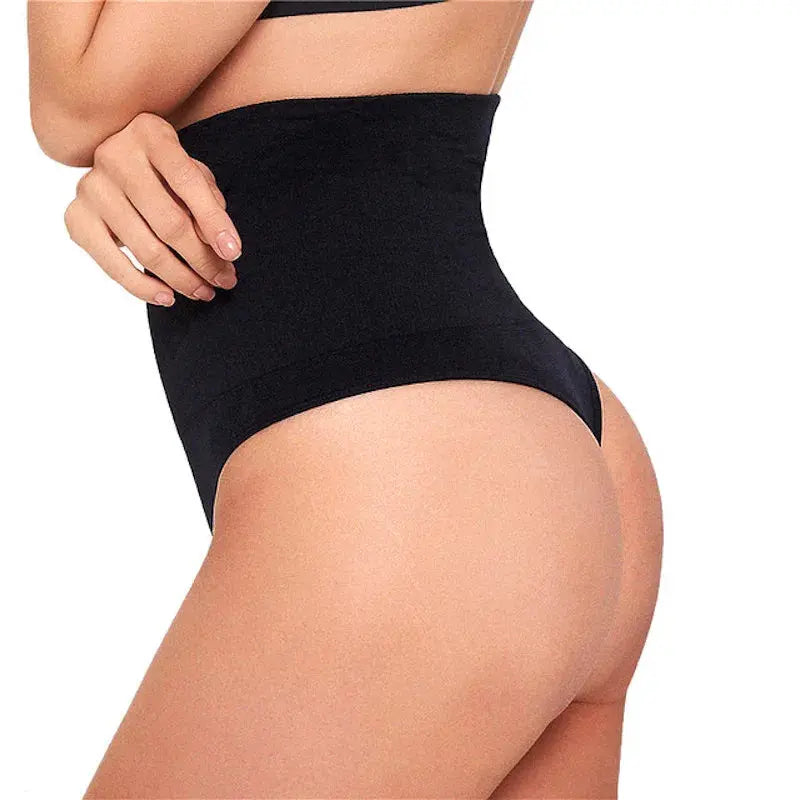 Femme - Culotte taille haute, string, sous-vêtement amincissant, lève-fesses, body shaper, sport, sexy