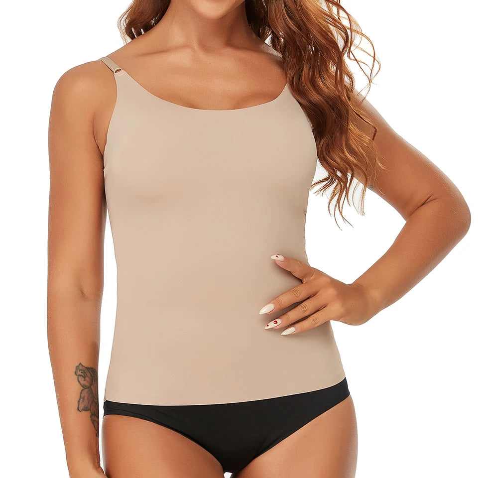 Femme - Débardeur, Camisole Amincissante pour Femme, Sous-Vêtement de Compression, fitness, yoga, running