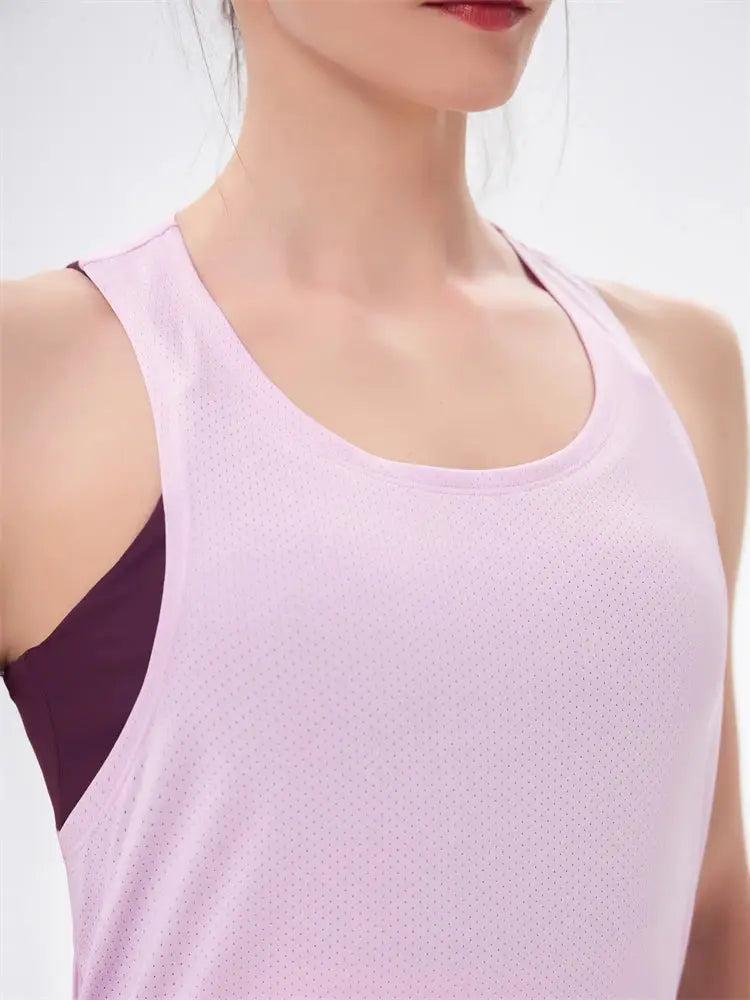 Femme - Haut de sport dos nu pour femmes, chemises de sport, chemise de yoga, vêtements.