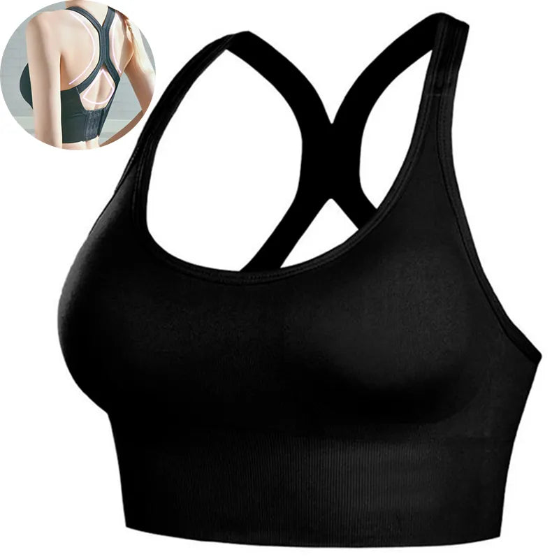 Femme - Prêt à porter, haut soigné d'entraînement, brassière de fitness