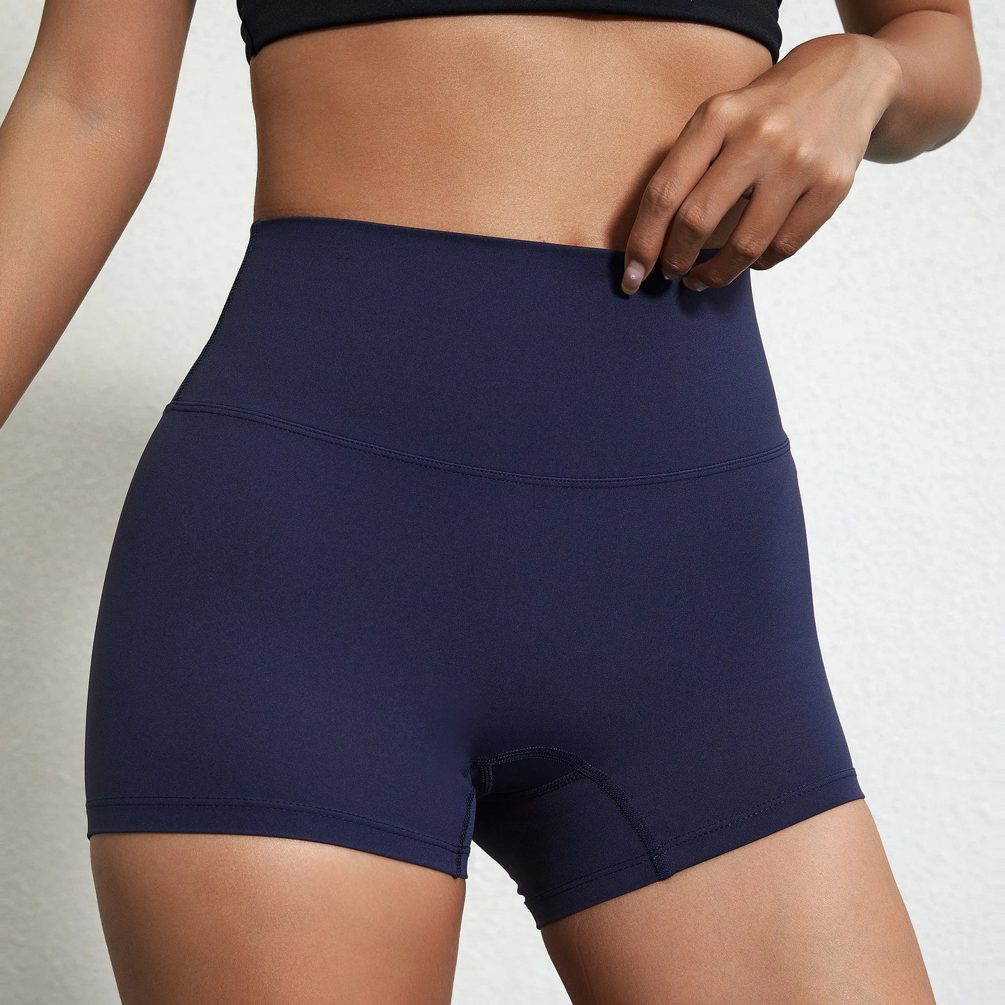 Femme - Short de sport, yoga pour femme, vêtement de sport, court, résistant, doux, athlétique, à compression