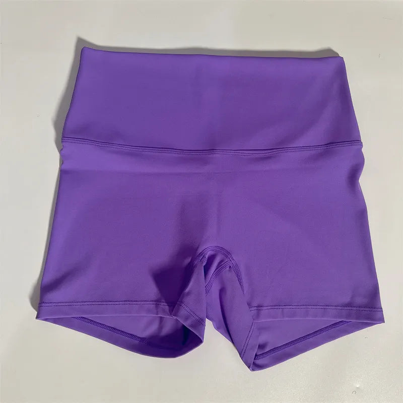 Femme - Short de sport, yoga pour femme, vêtement de sport, court, résistant, doux, athlétique, à compression