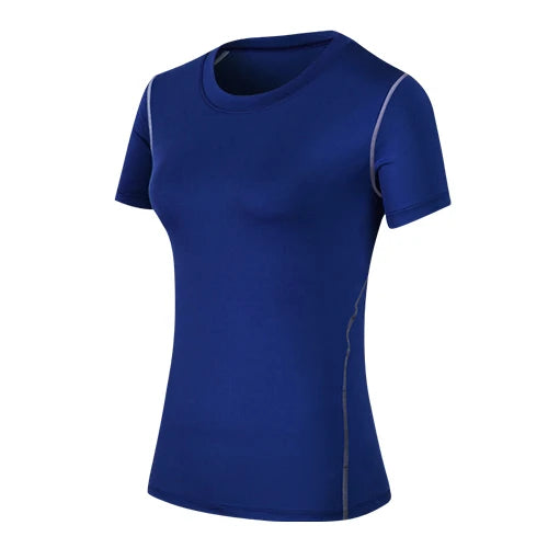 Femme - T-shirt de sport, fitness, gym, course à pied, Haut de yoga à séchage rapide