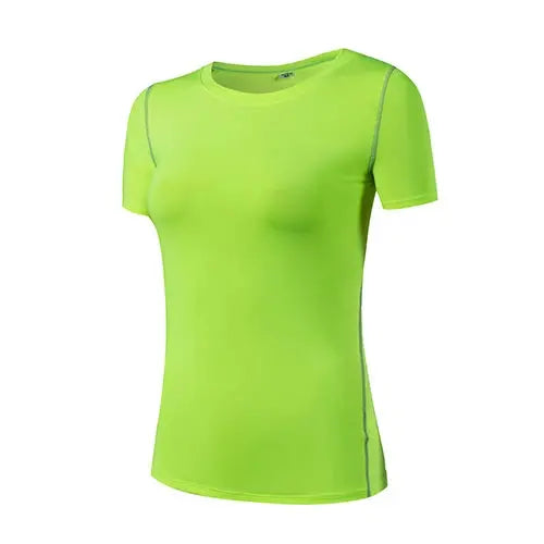 Femme - T-shirt de sport, fitness, gym, course à pied, Haut de yoga à séchage rapide