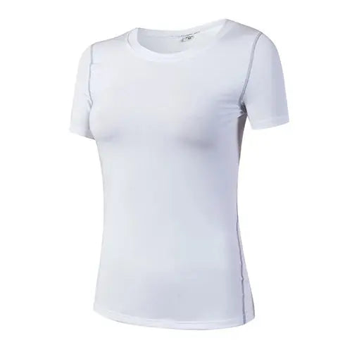 Femme - T-shirt de sport, fitness, gym, course à pied, Haut de yoga à séchage rapide