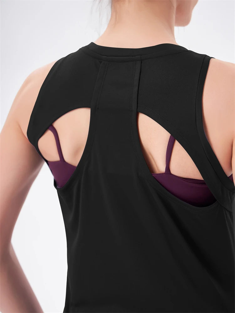 Femme Maillot de corps en maille à dos nu