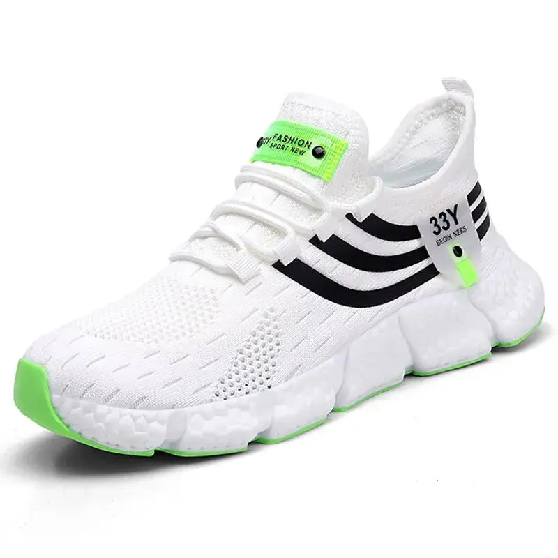Homme - Chaussures de sport décontractées pour sport, baskets légères, chaussures de course en maille respirante, chaussures de tennis de jogging
