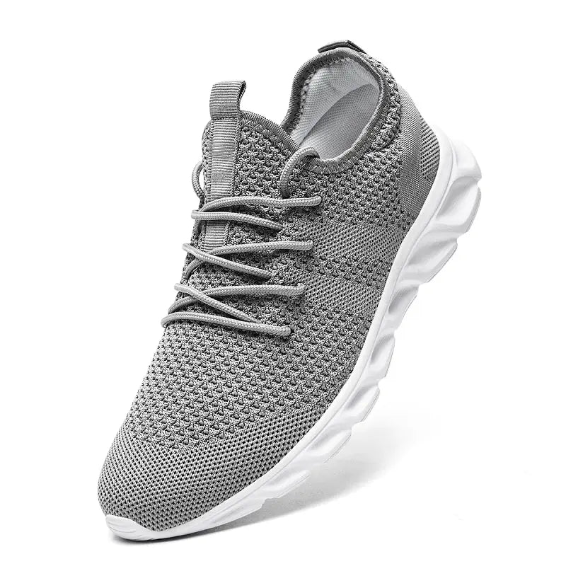 Homme - Chaussures de sport décontractées pour sport, baskets légères, chaussures de course en maille respirante, chaussures de tennis de jogging