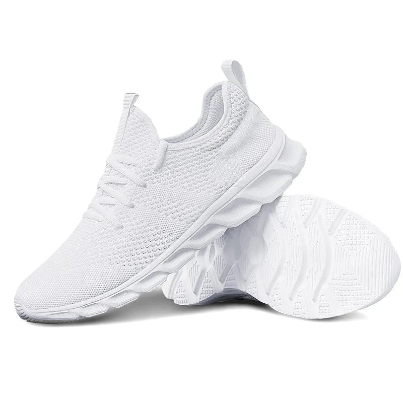 Homme - Chaussures de sport décontractées pour sport, baskets légères, chaussures de course en maille respirante, chaussures de tennis de jogging