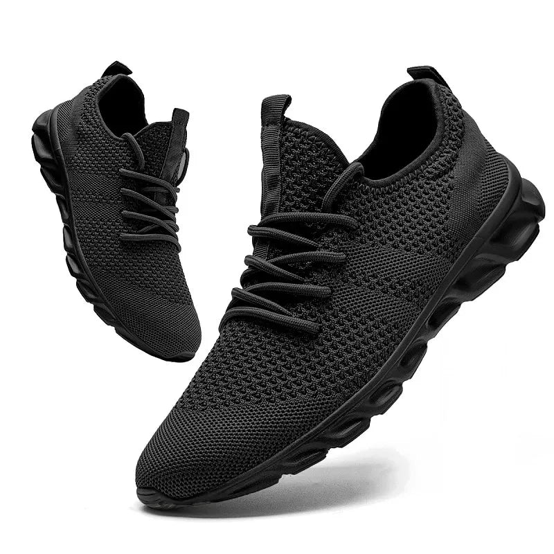 Homme - Chaussures de sport décontractées pour sport, baskets légères, chaussures de course en maille respirante, chaussures de tennis de jogging