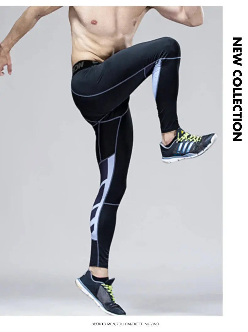 Homme - Legging de cyclisme, course à pied, basket-ball, football, pantalon de survêtement, collants de fitness
