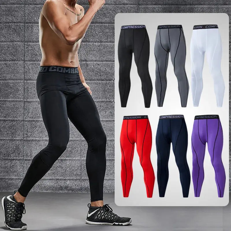Homme - Legging de cyclisme, course à pied, basket-ball, football, pantalon de survêtement, collants de fitness