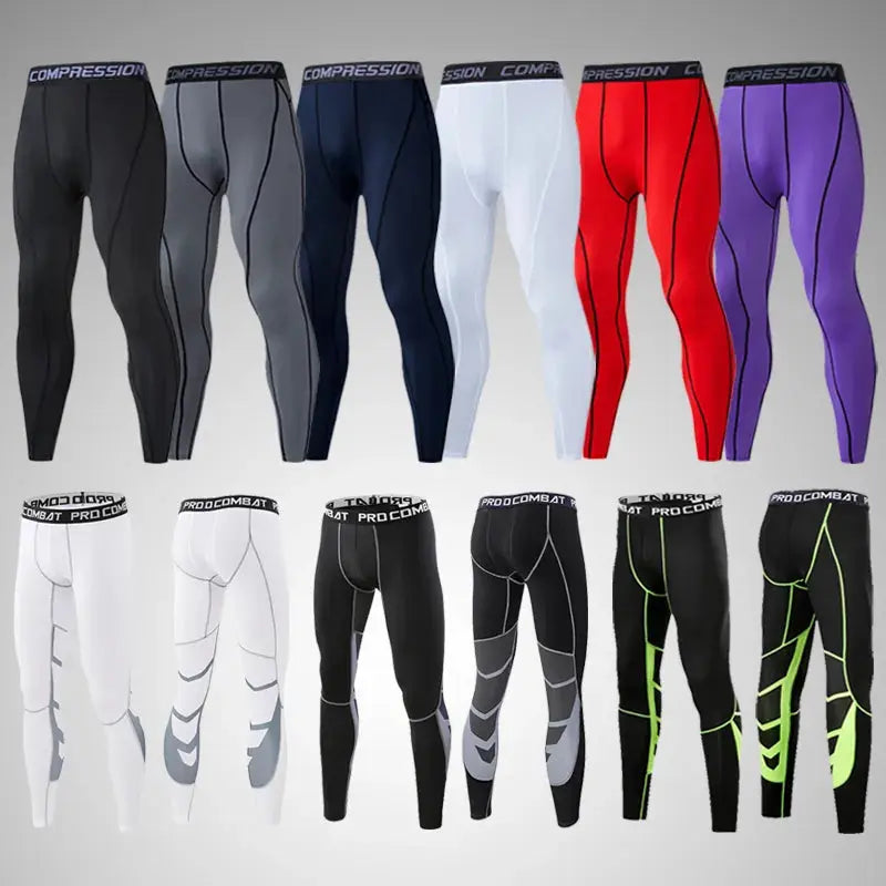 Homme - Legging de cyclisme, course à pied, basket-ball, football, pantalon de survêtement, collants de fitness