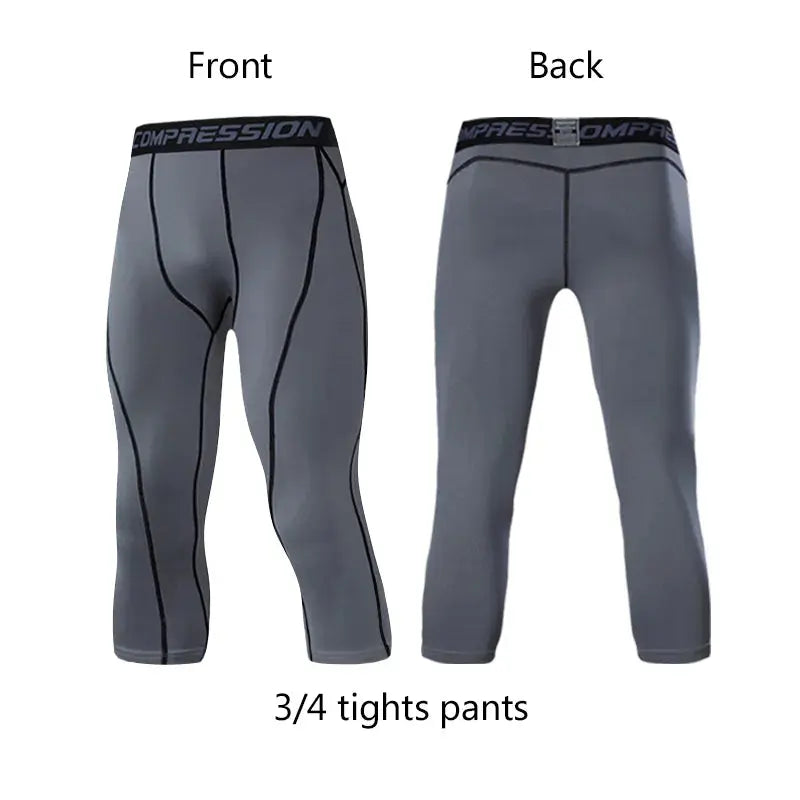 Homme - Legging de cyclisme, course à pied, basket-ball, football, pantalon de survêtement, collants de fitness