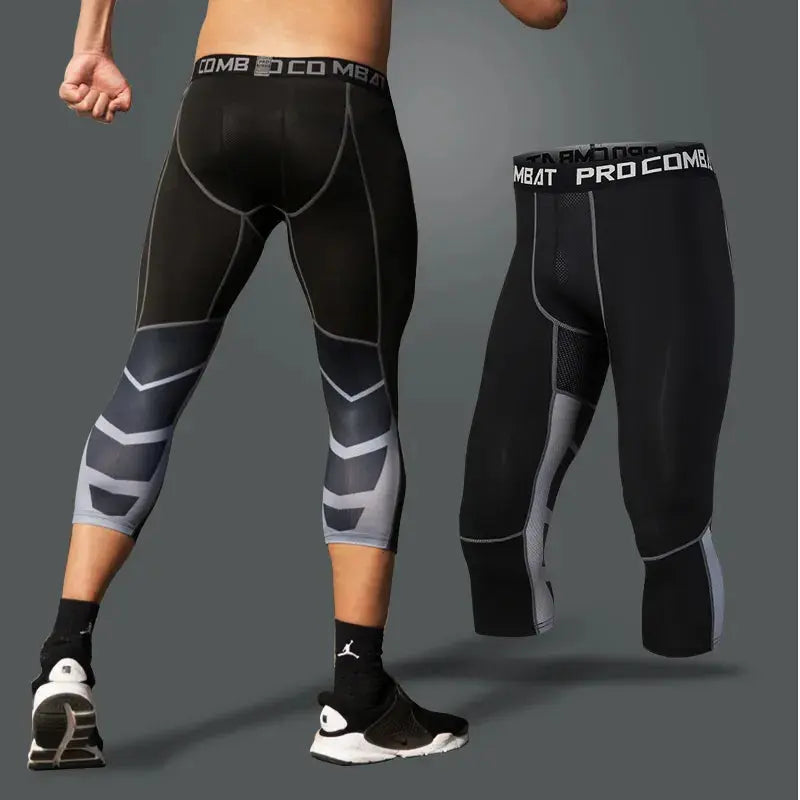 Homme - Legging de cyclisme, course à pied, basket-ball, football, pantalon de survêtement, collants de fitness