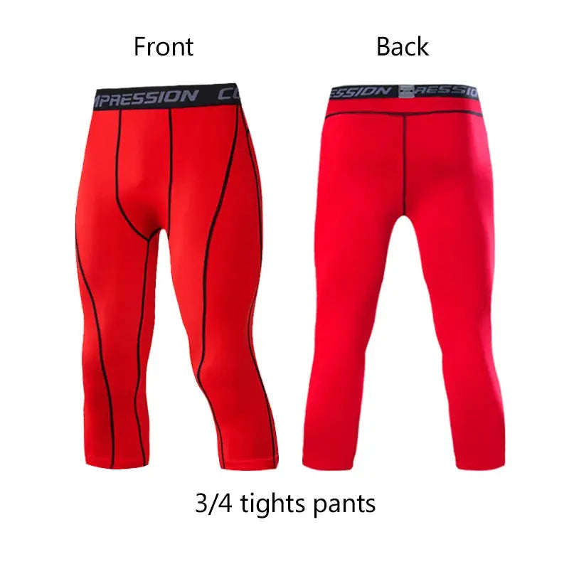 Homme - Legging de cyclisme, course à pied, basket-ball, football, pantalon de survêtement, collants de fitness