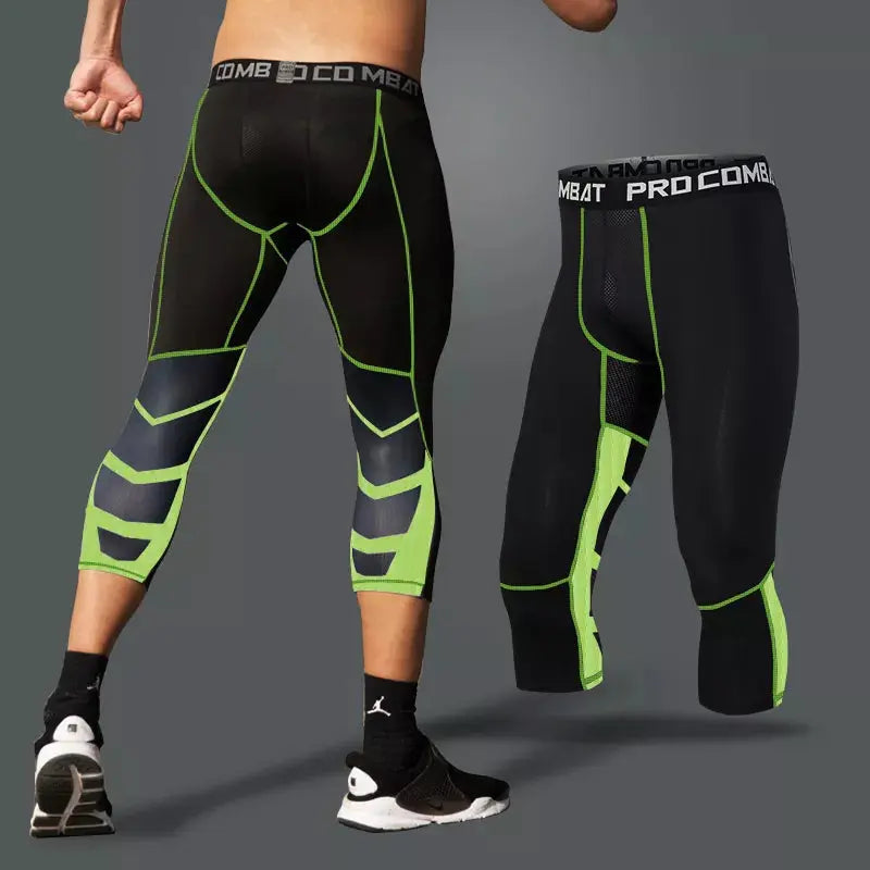 Homme - Legging de cyclisme, course à pied, basket-ball, football, pantalon de survêtement, collants de fitness