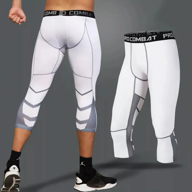 Homme - Legging de cyclisme, course à pied, basket-ball, football, pantalon de survêtement, collants de fitness