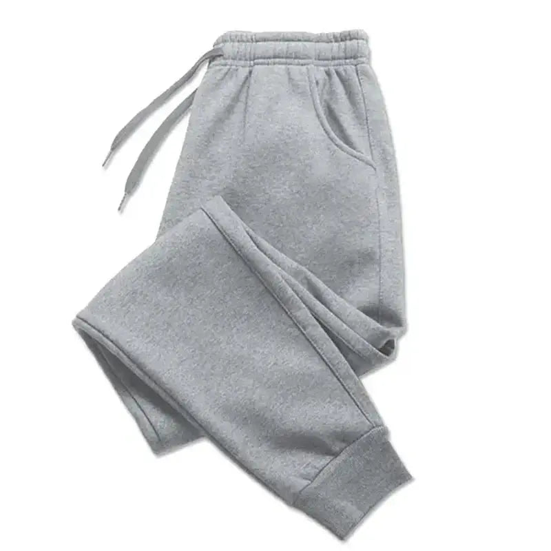 Homme - Pantalon en coton pour homme, décontracté, entraînement de fitness
