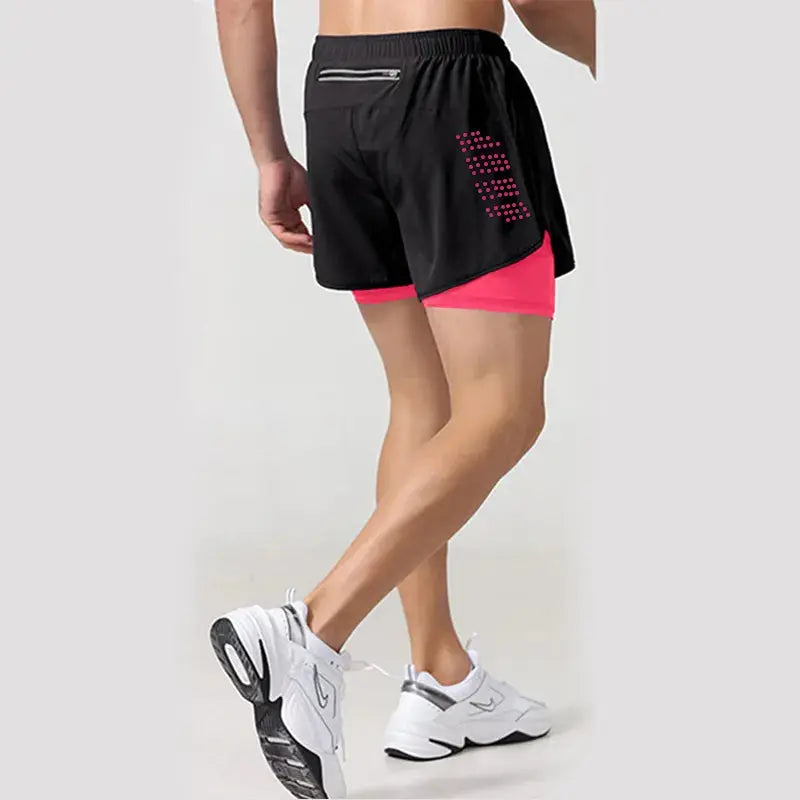 Homme - Short de Sport, d'entraînement, de Jogging, de gymnastique, de course à pied
