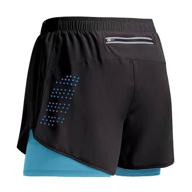 Homme - Short de Sport, d'entraînement, de Jogging, de gymnastique, de course à pied