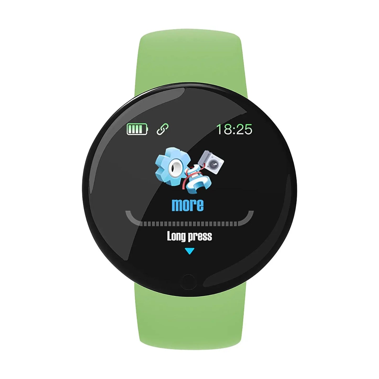 Montre de sport intelligente numérique ronde pour hommes et femmes, montres LED, électronique, Bluetooth, montre-bracelet de fitness, multifonctions.