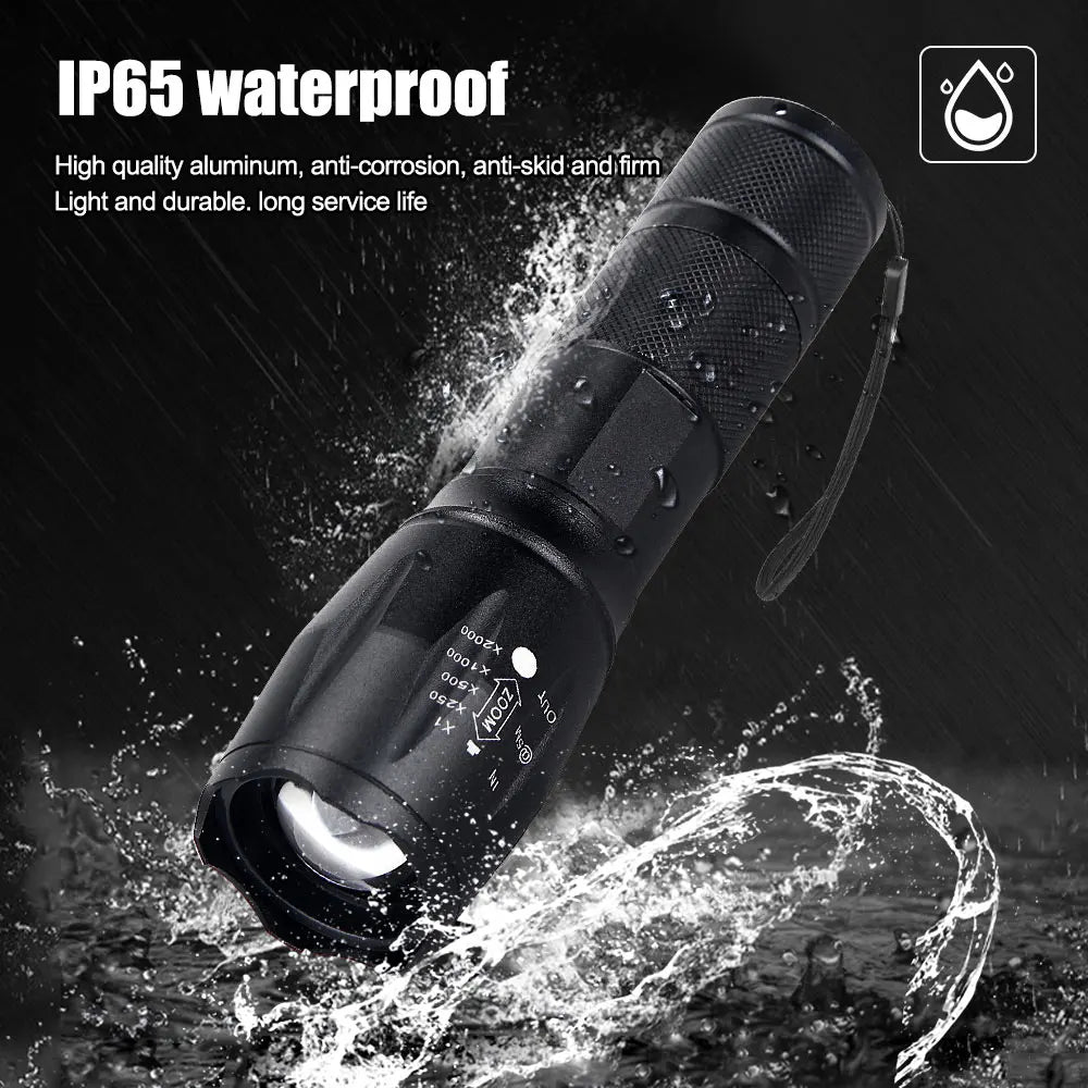 Mini lampe – idéale activités outdoor – Multi modes et étanche ip65