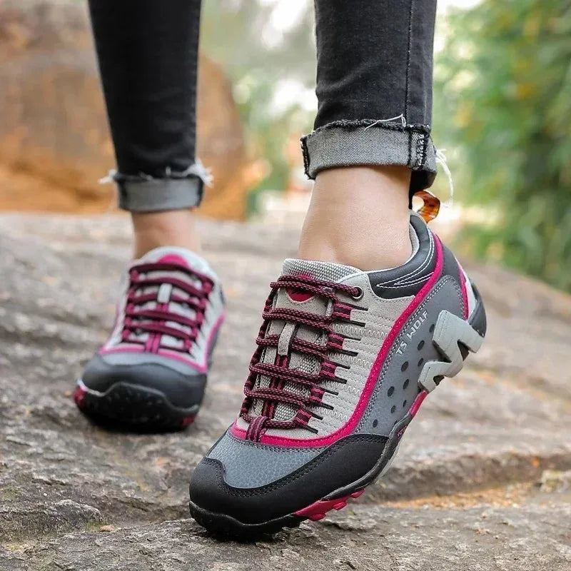 Chaussures de randonnée unisexes premium en cuir – robustes, confortables et durables