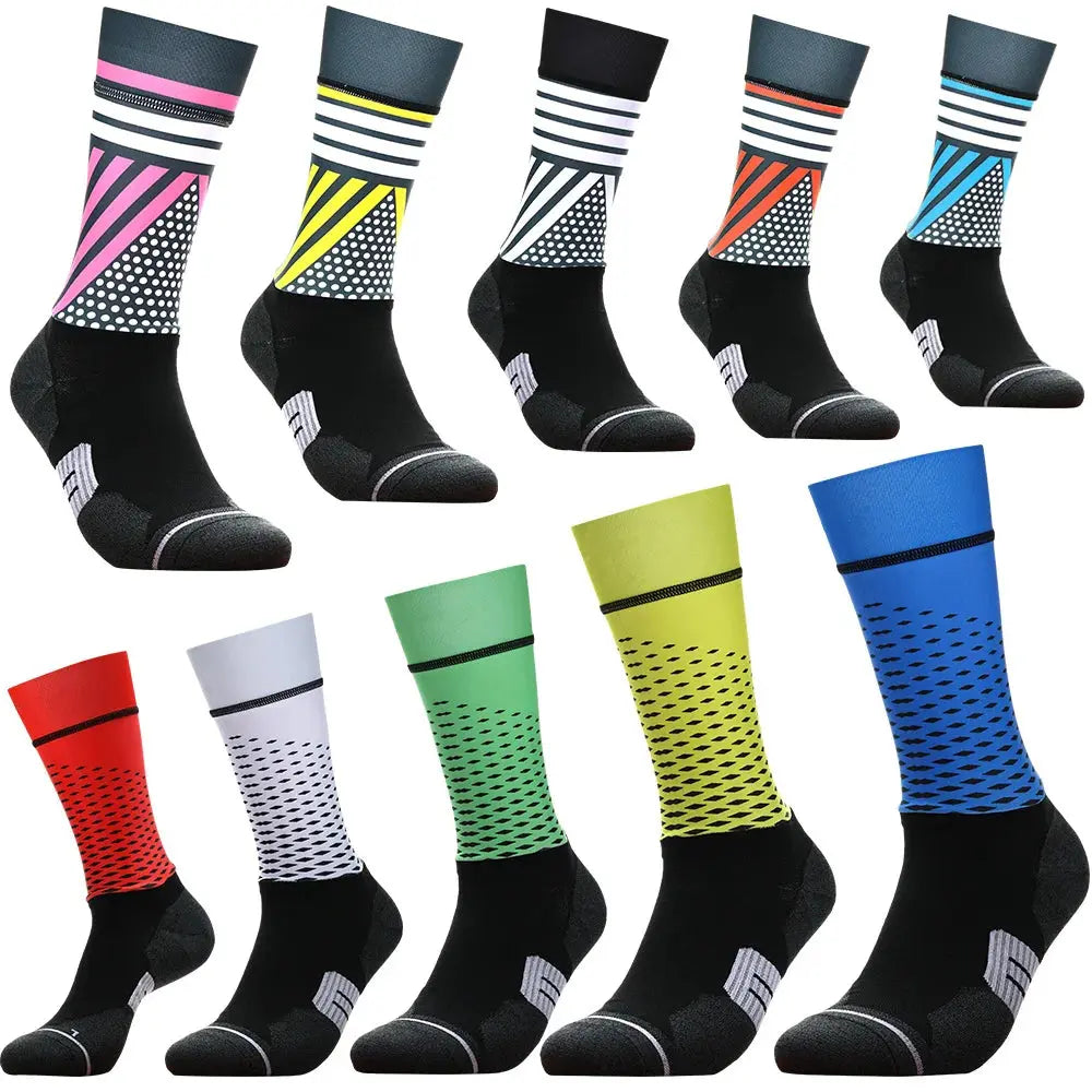 Chaussettes de cyclisme professionnelles, sports de plein air, vélo, unisexes SportMix