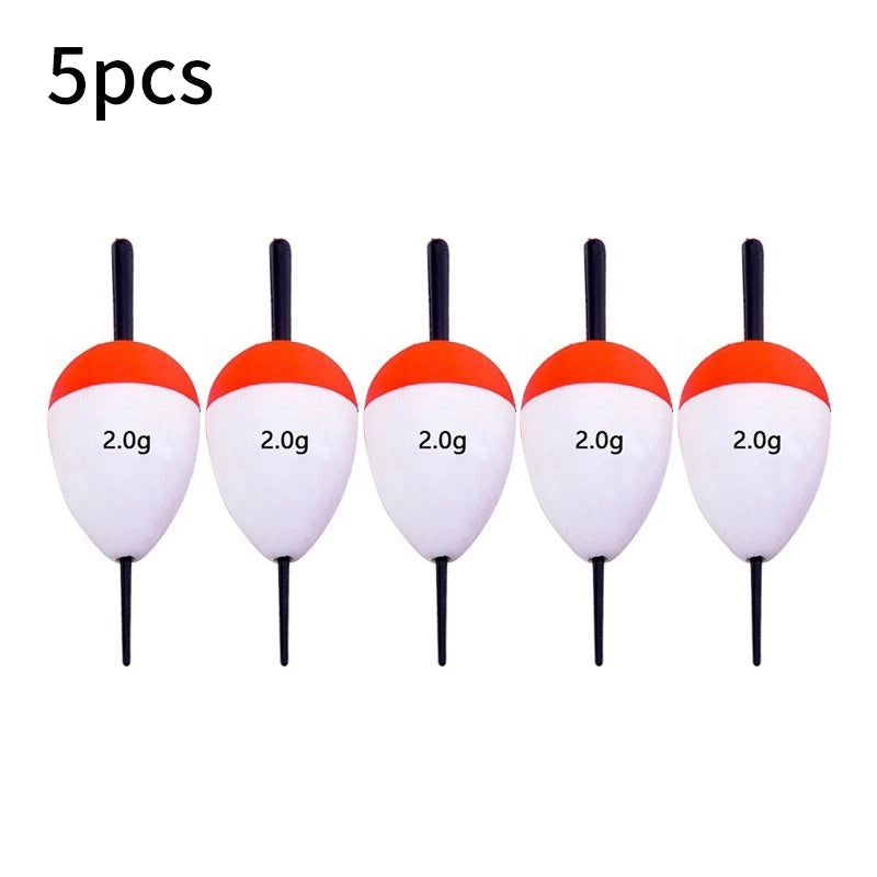 Flotteurs de pêche en mousse, lot de 5 pièces