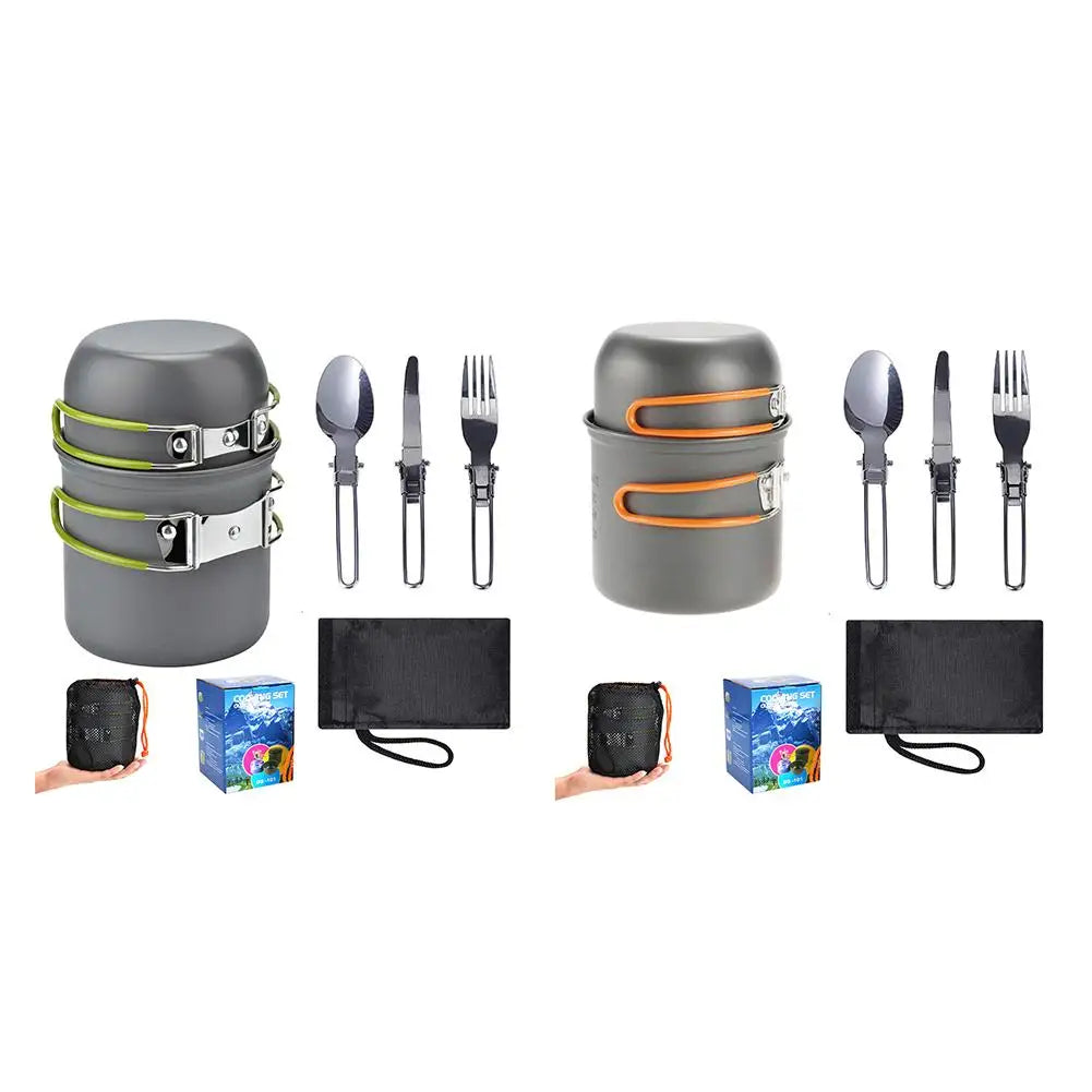 Ensemble de cuisine portable – idéal pour camping, rando, pique-nique et aventure
