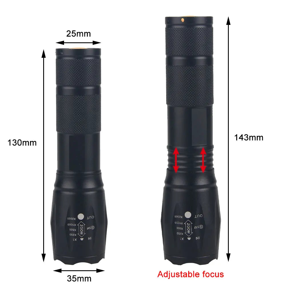 Mini lampe – idéale activités outdoor – Multi modes et étanche ip65