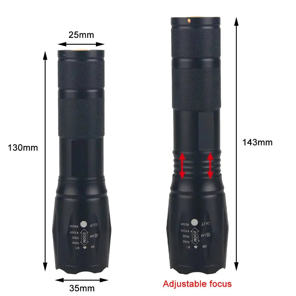 Mini lampe – idéale activités outdoor – Multi modes et étanche ip65 SportMix