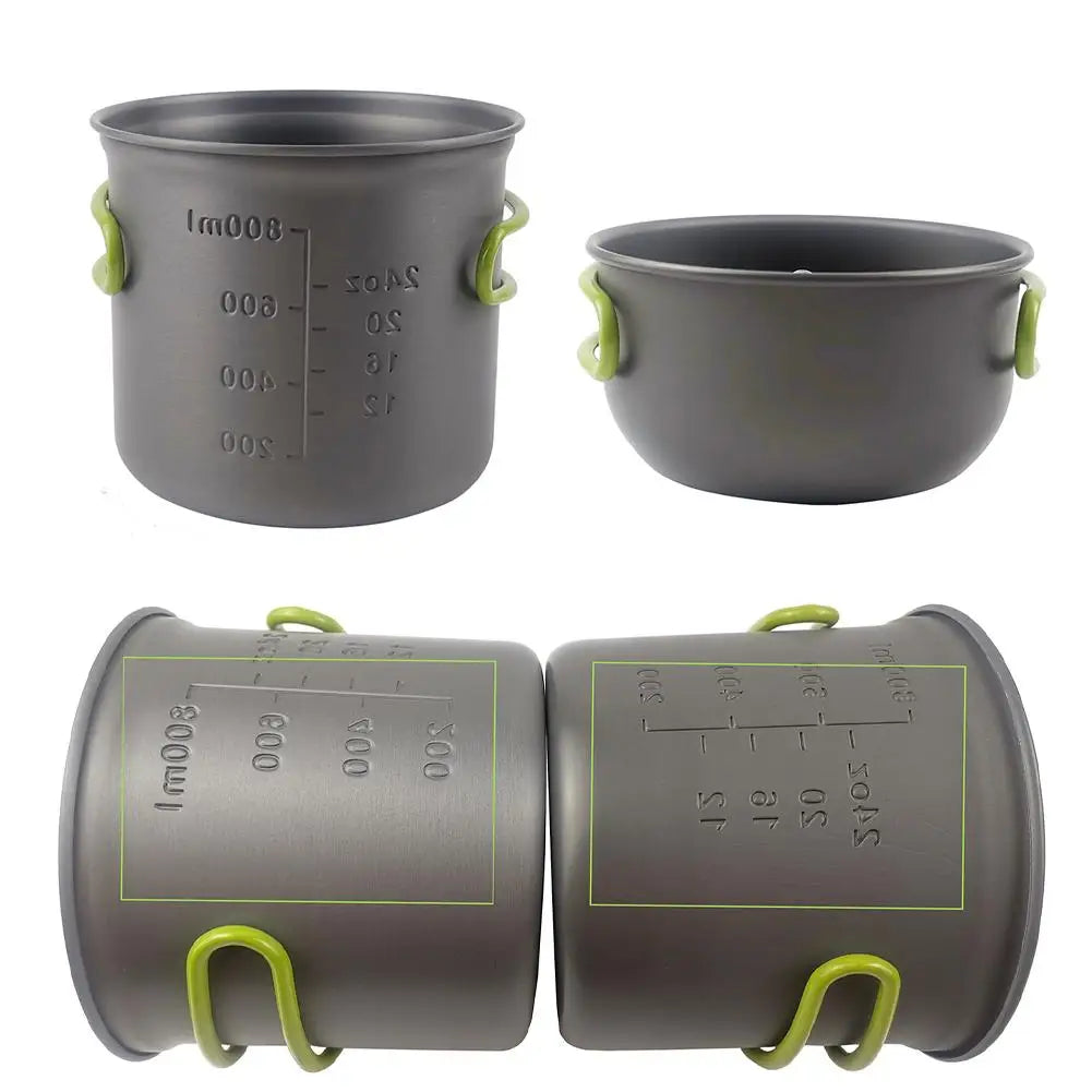 Ensemble de cuisine portable – idéal pour camping, rando, pique-nique et aventure