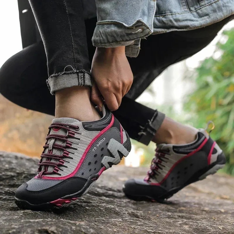 Chaussures de randonnée unisexes premium en cuir – robustes, confortables et durables