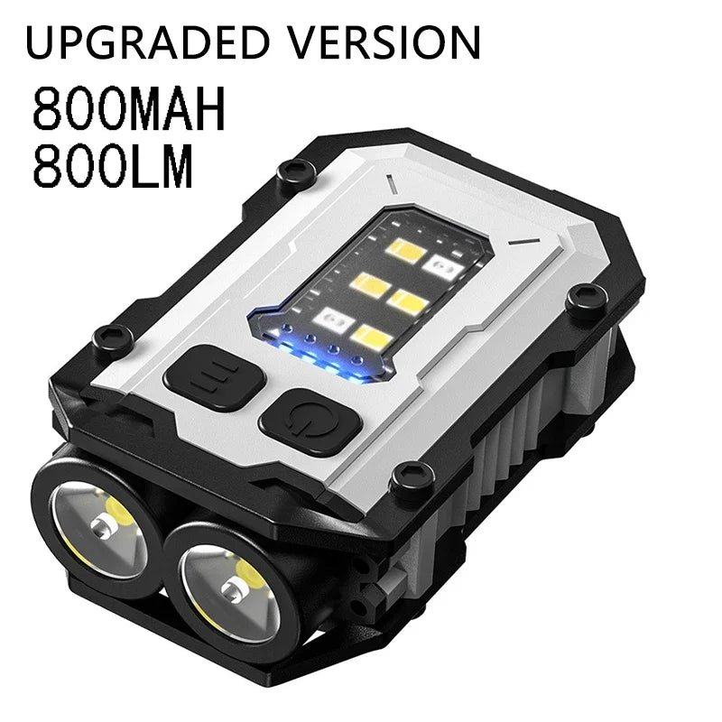 Lampe de poche mini LED rechargeable, ultra-brillante et pratique avec clip magnétique