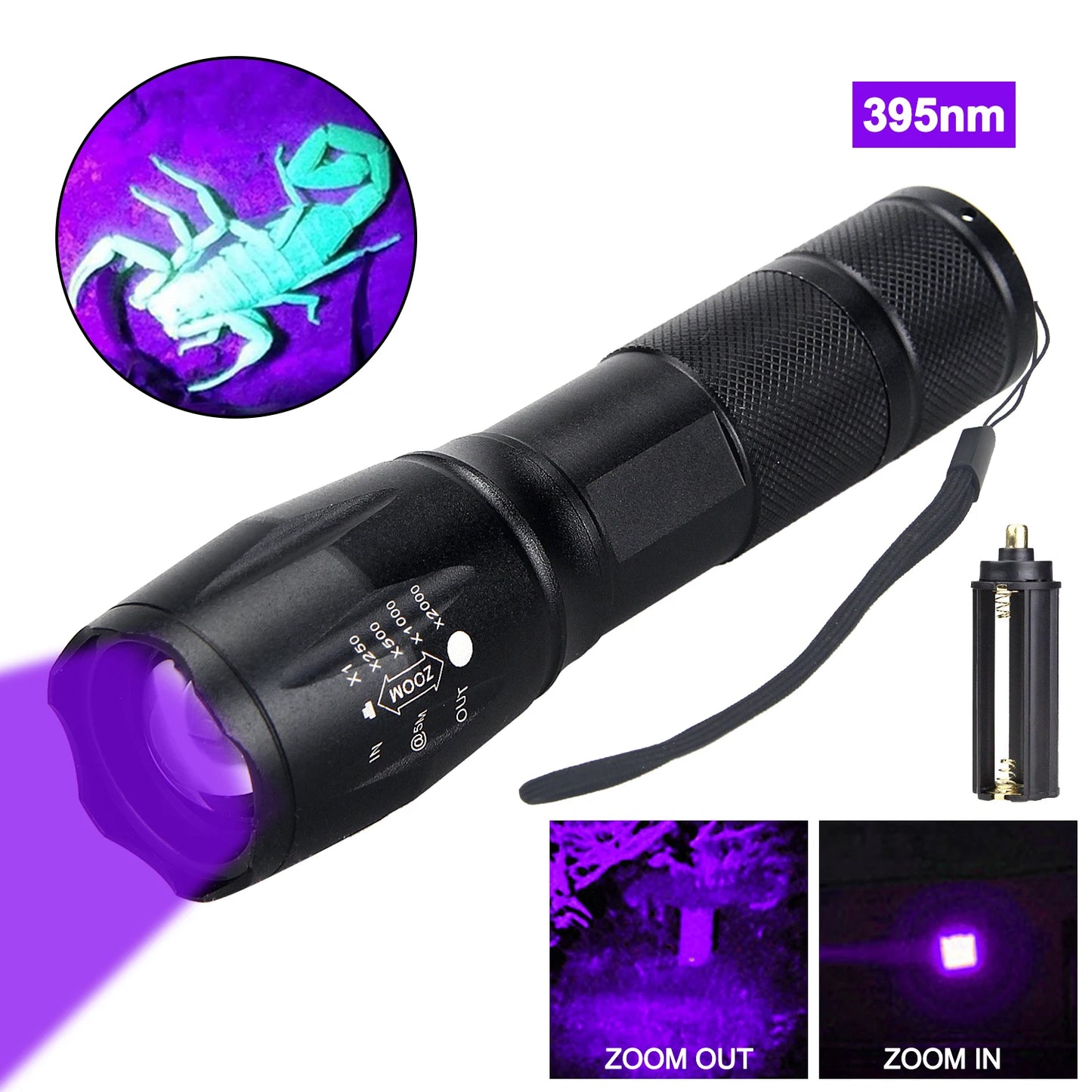 Mini lampe – idéale activités outdoor – Multi modes et étanche ip65
