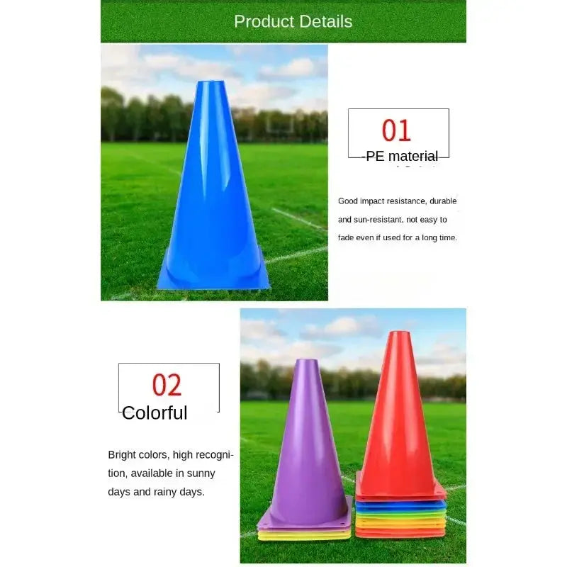 Marqueur d'obstacle de coupe de marquage de football optique, rouleau de cône d'entraînement plat, jeu de pieds, barrière d'entraînement