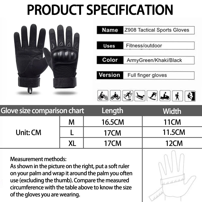 Gants de protection pour moto pour hommes, Cyclisme
