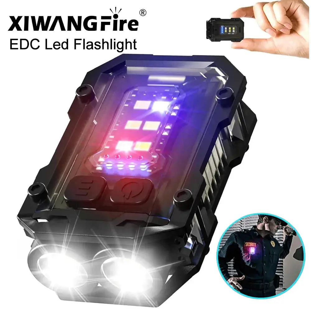 Lampe de poche mini LED rechargeable, ultra-brillante et pratique avec clip magnétique SportMix