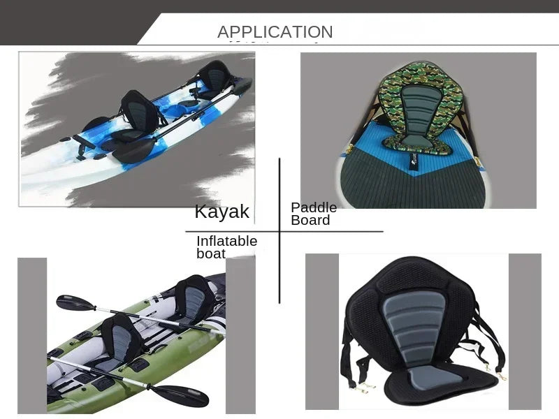 Siège arrière réglable pour kayak, confortable et durable