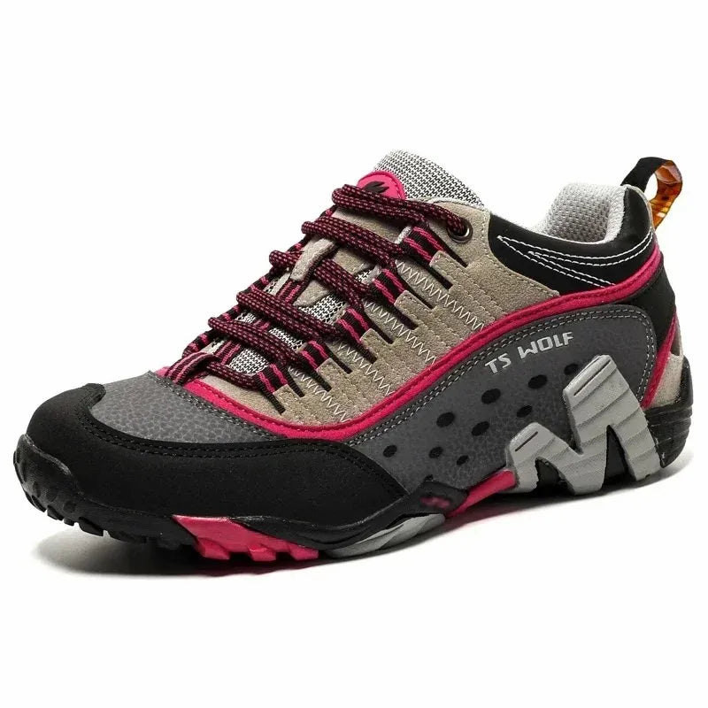 Chaussures de randonnée unisexes premium en cuir – robustes, confortables et durables