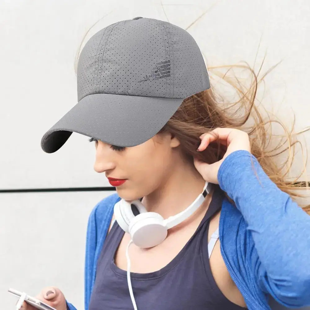 Casquettes en velours respirant pour hommes et femmes, pare-soleil, sports et loisirs, casquettes de tennis, de golf, été, plage