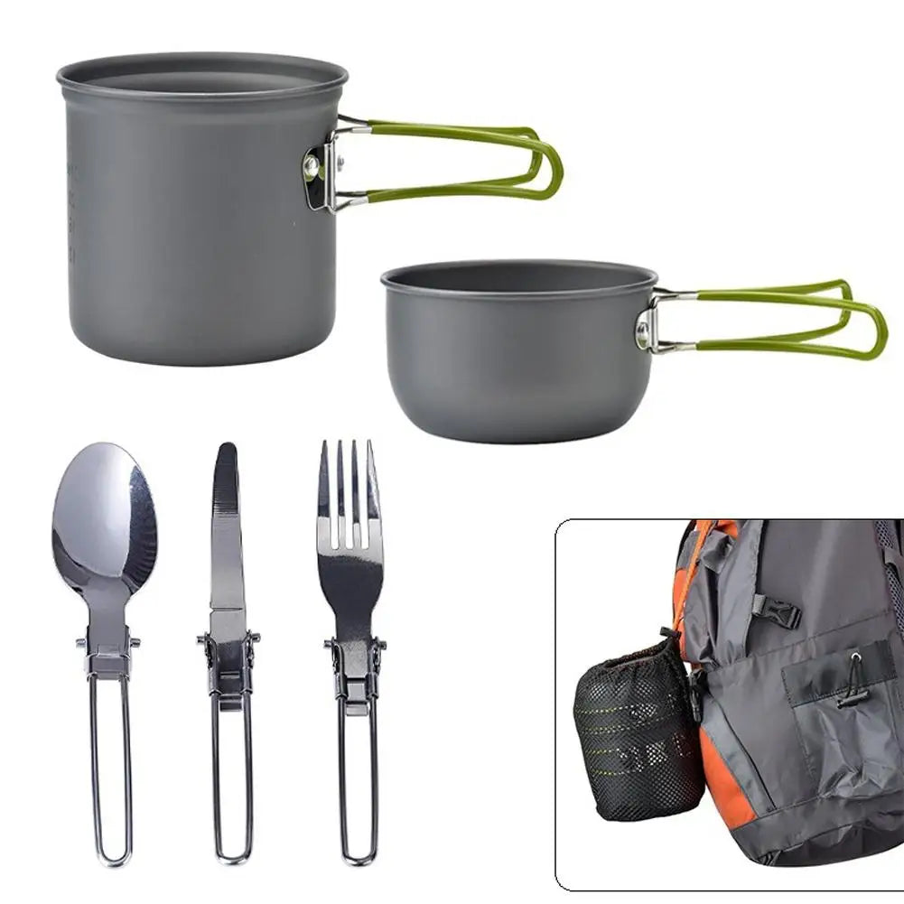 Ensemble de cuisine portable – idéal pour camping, rando, pique-nique et aventure