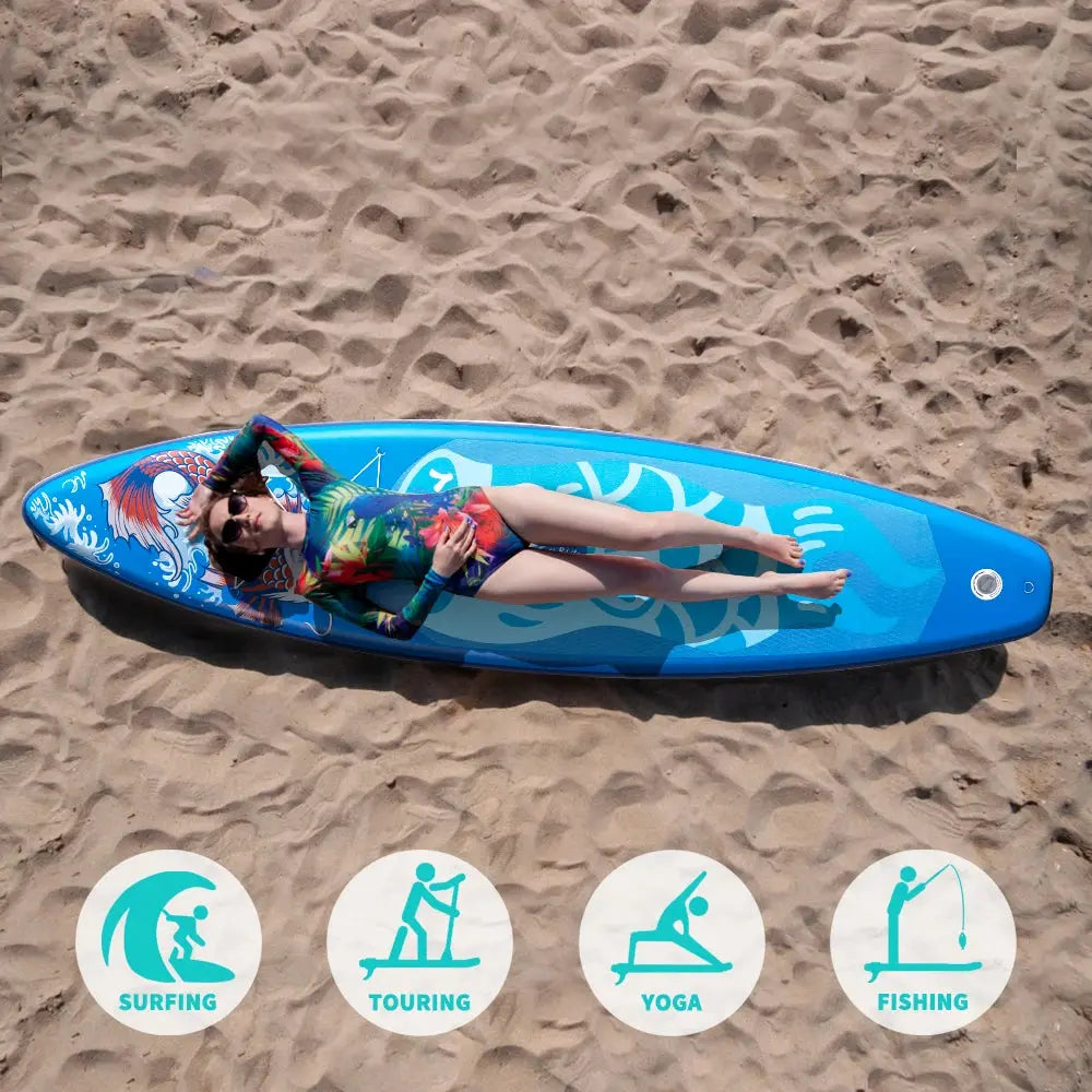 Planche de surf gonflable Stand Up Paddle Board 335 x 84 x 15 cm + Accessoires complets