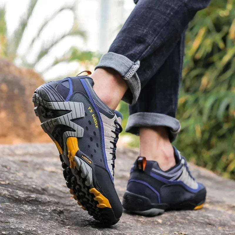 Chaussures de randonnée unisexes premium en cuir – robustes, confortables et durables