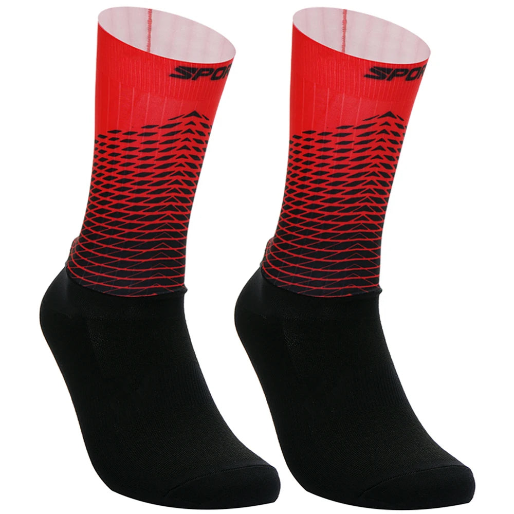 Chaussettes de sport de compression pour hommes et femmes, cyclisme