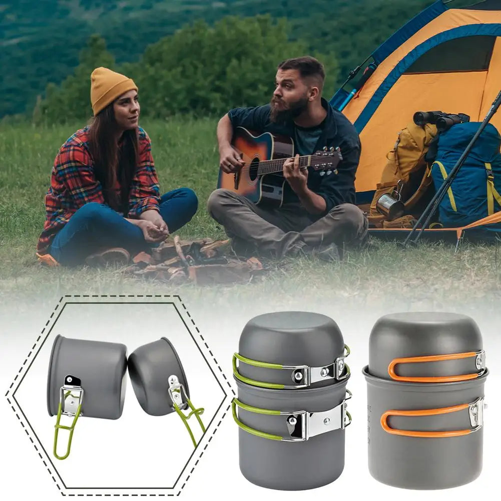 Ensemble de cuisine portable – idéal pour camping, rando, pique-nique et aventure